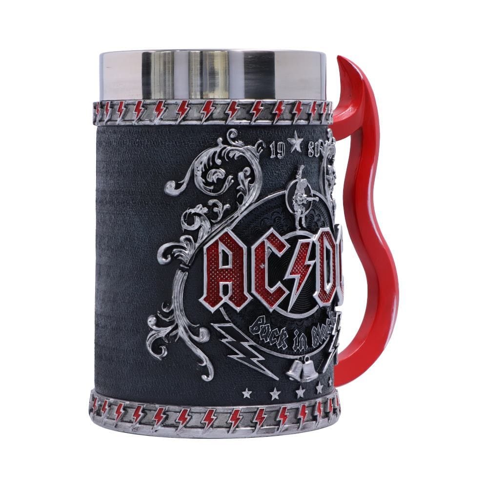 NEMESIS NOW ACDC BACK IN BLACK TANKARD 16CM VRČ 801269143015