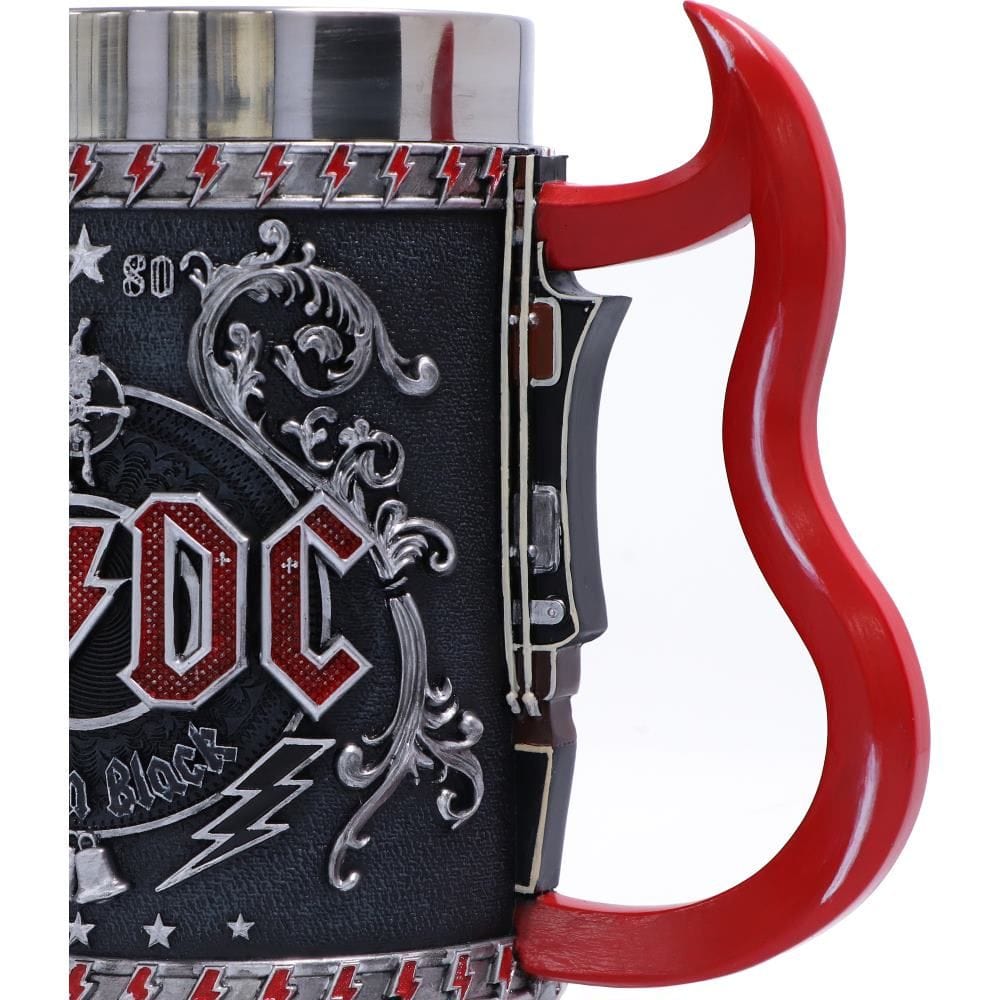 NEMESIS NOW ACDC BACK IN BLACK TANKARD 16CM VRČ 801269143015