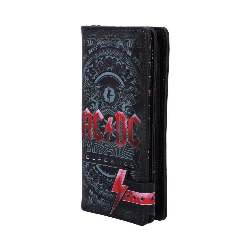 NEMESIS NOW ACDC BLACK ICE EMBOSSED PURSE 18.5CM TORBICA 801269142575