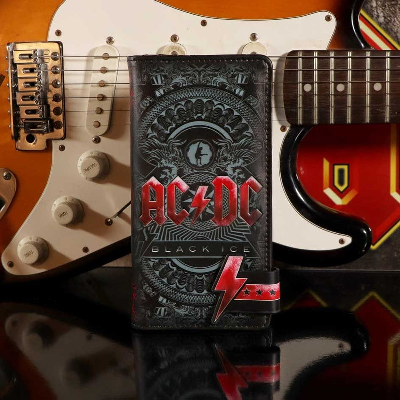 NEMESIS NOW ACDC BLACK ICE EMBOSSED PURSE 18.5CM TORBICA 801269142575