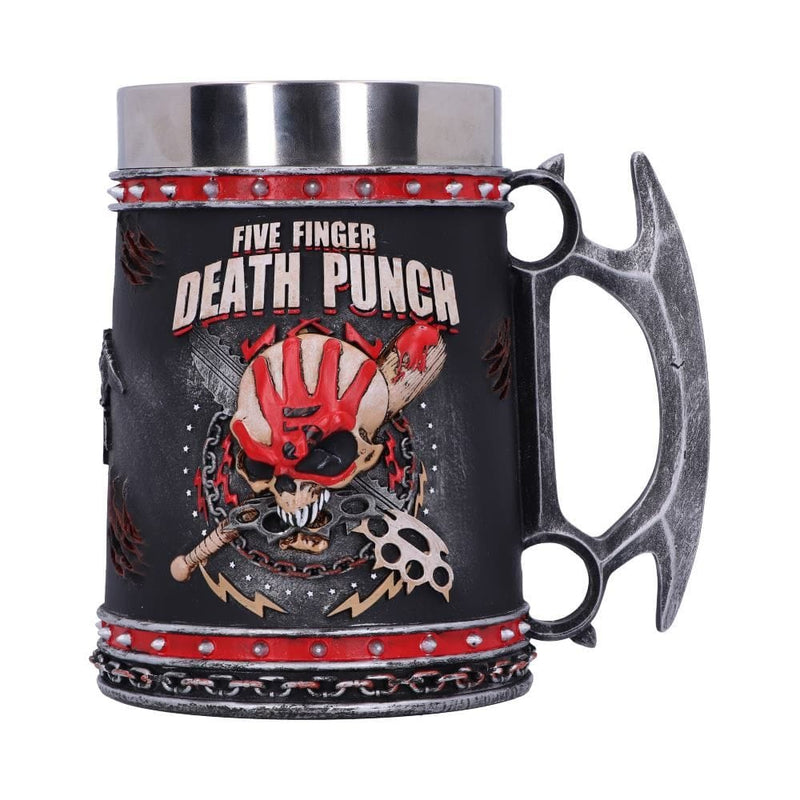 NEMESIS NOW FIVE FINGER DEATH PUNCH TANKARD 15CM VRČ 801269133368