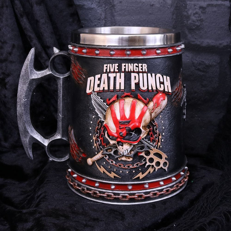 NEMESIS NOW FIVE FINGER DEATH PUNCH TANKARD 15CM VRČ 801269133368