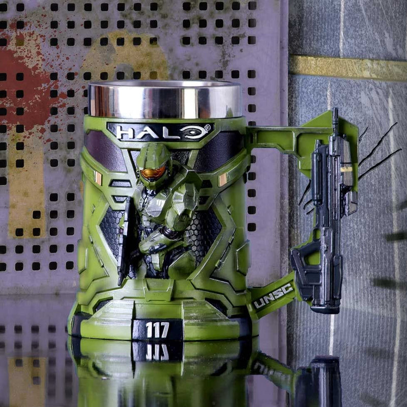NEMESIS NOW HALO MASTER CHIEF TANKARD 15.5CM VRČ 801269145552