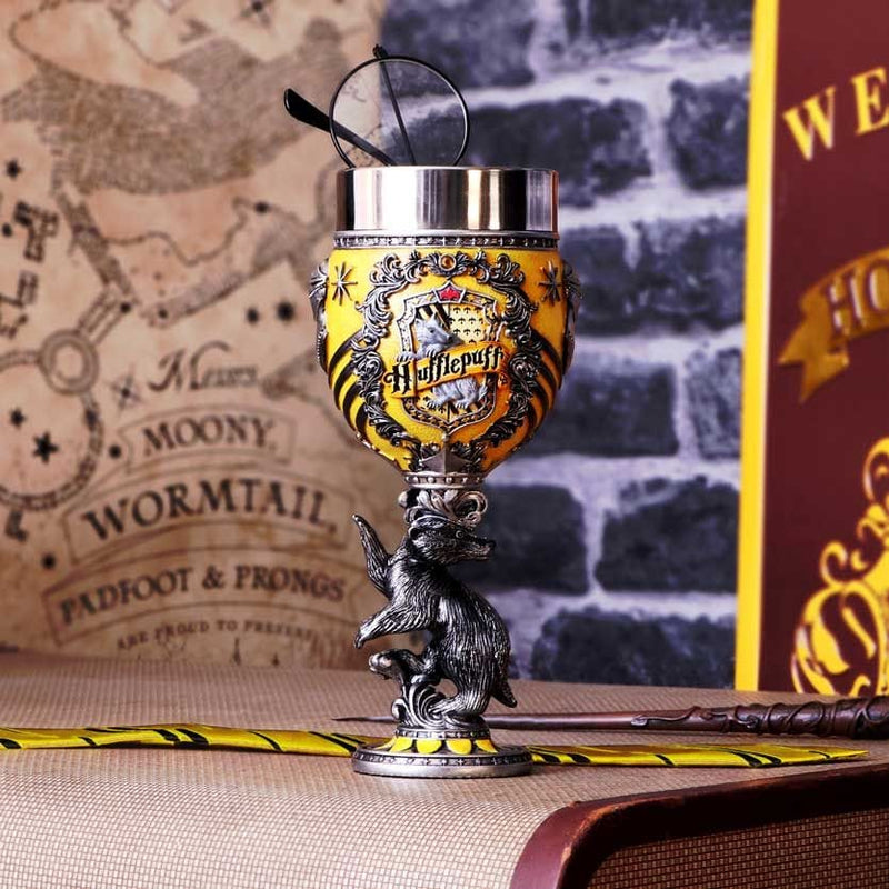 NEMESIS NOW HARRY POTTER HUFFLEPUFF COLLECTIBLE GOBLET 19.5CM KELIH 801269143244