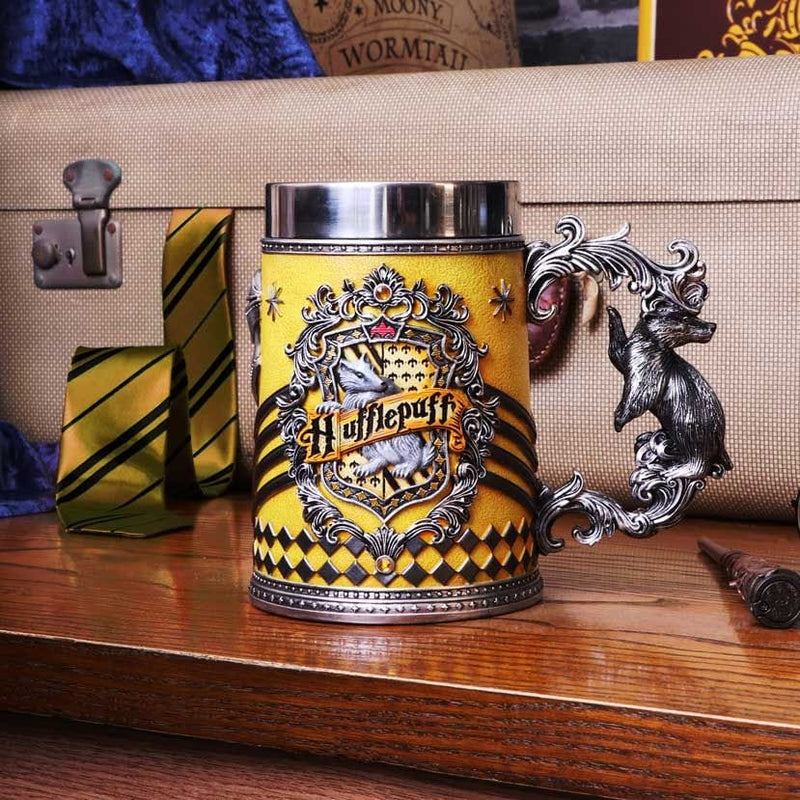 NEMESIS NOW HARRY POTTER HUFFLEPUFF COLLECTIBLE TANKARD 15.5CM VRČ 801269143237