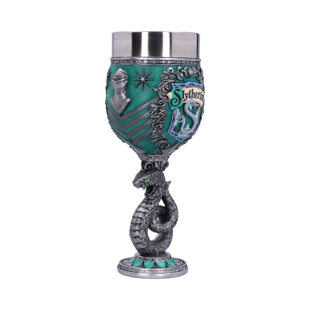 NEMESIS NOW HARRY POTTER SLYTHERIN COLLECTABLE  GOBLET 19.5CM KELIH 801269143220