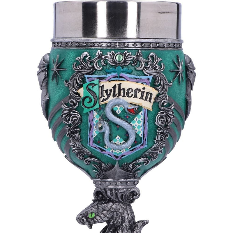 NEMESIS NOW HARRY POTTER SLYTHERIN COLLECTABLE  GOBLET 19.5CM KELIH 801269143220