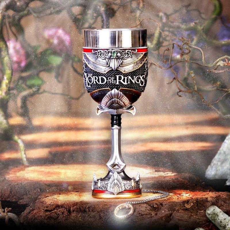 NEMESIS NOW LORD OF THE RINGS ARAGORN GOBLET 19.5CM KELIH 801269146078