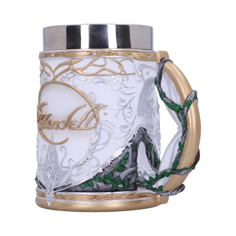 NEMESIS NOW LORD OF THE RINGS RIVENDELL TANKARD 15.5CM VRČ 801269147815