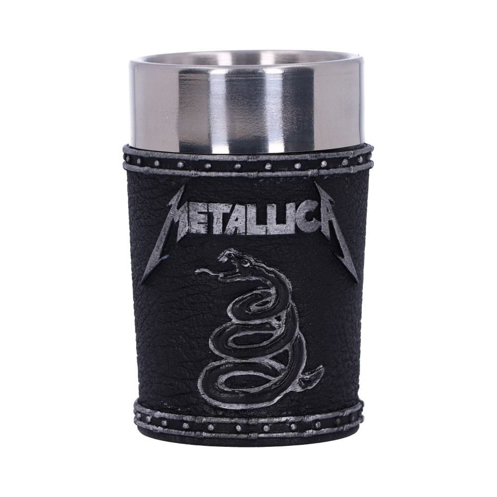NEMESIS NOW METALLICA - THE BLACK ALBUM SHOT GLASS 7.5CM KOZARČEK ZA ŽGANJE 801269139285