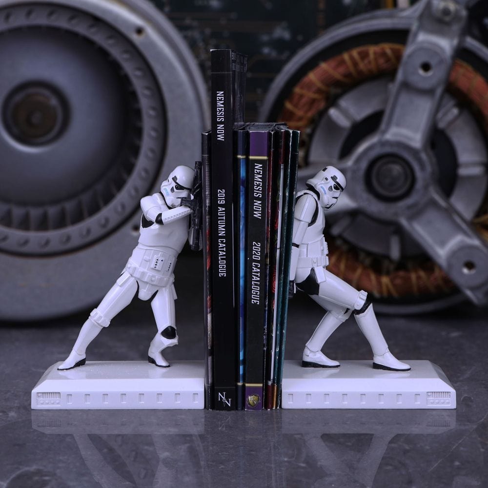 NEMESIS NOW STORMTROOPER BOOKENDS 18.5CM STOJALO ZA KNJIGE 801269140700