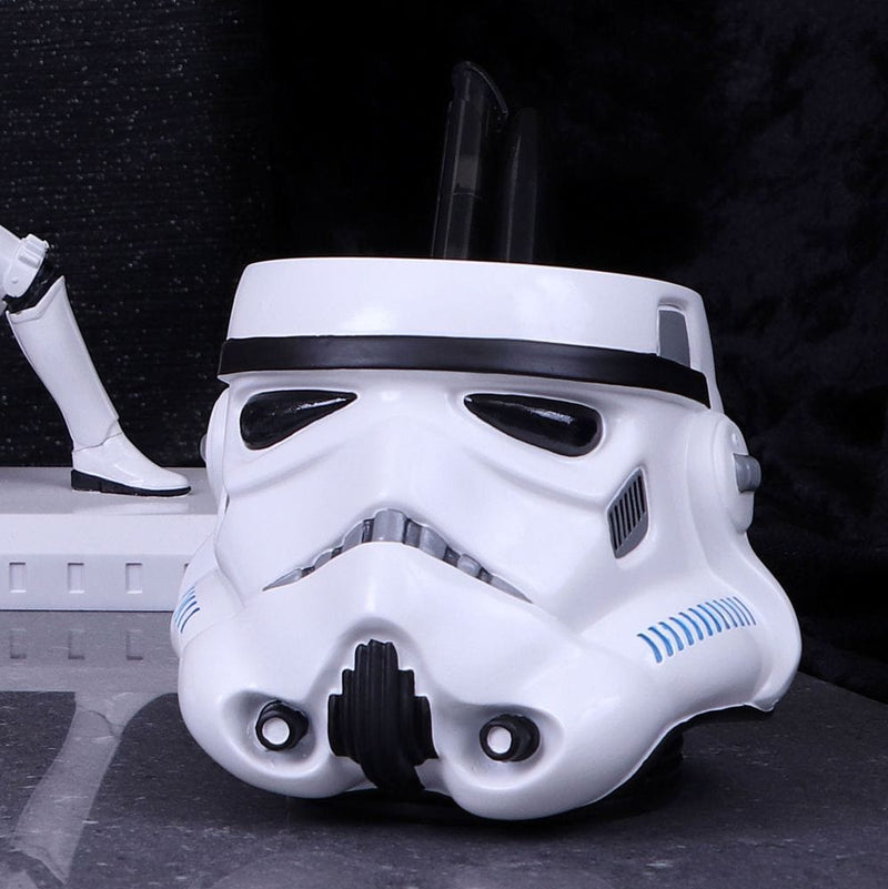 NEMESIS NOW STORMTROOPER PEN POT 12.5CM LONČEK ZA PISALA 801269141387
