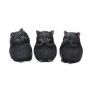 NEMESIS NOW THREE WISE FAT CATS 8.5CM FIGURICE 801269122867