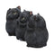 NEMESIS NOW THREE WISE FAT CATS 8.5CM FIGURICE 801269122867