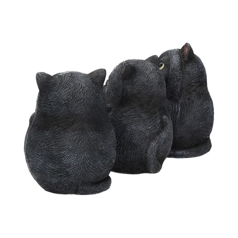 NEMESIS NOW THREE WISE FAT CATS 8.5CM FIGURICE 801269122867