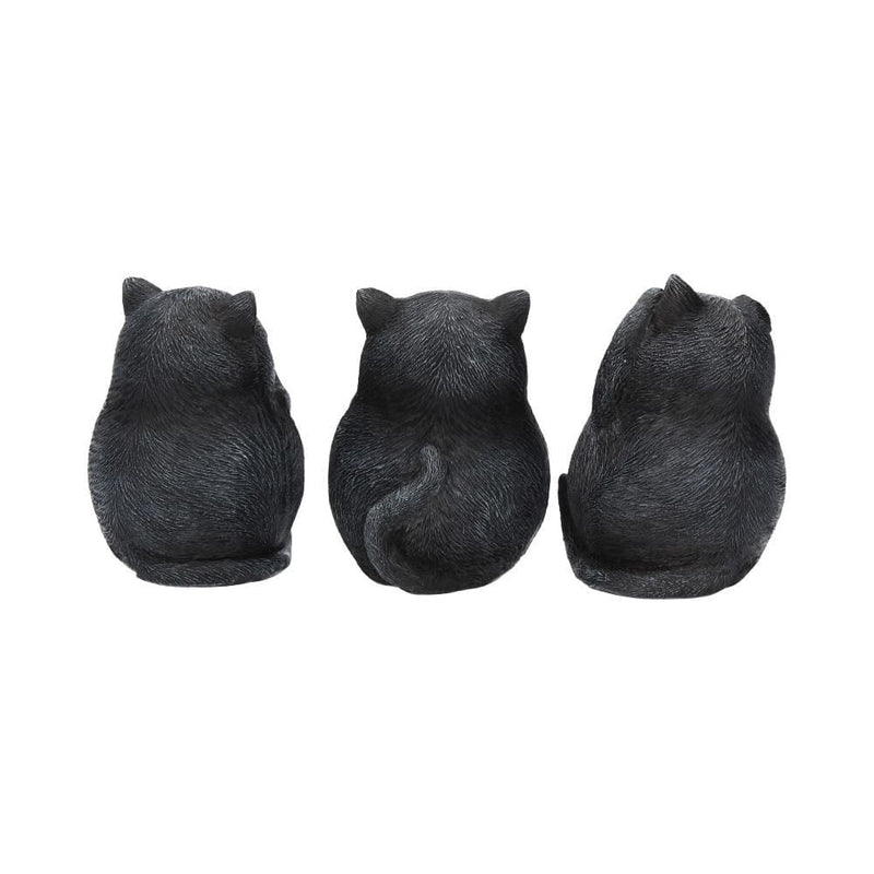 NEMESIS NOW THREE WISE FAT CATS 8.5CM FIGURICE 801269122867