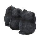 NEMESIS NOW THREE WISE FAT CATS 8.5CM FIGURICE 801269122867