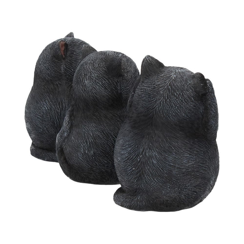 NEMESIS NOW THREE WISE FAT CATS 8.5CM FIGURICE 801269122867