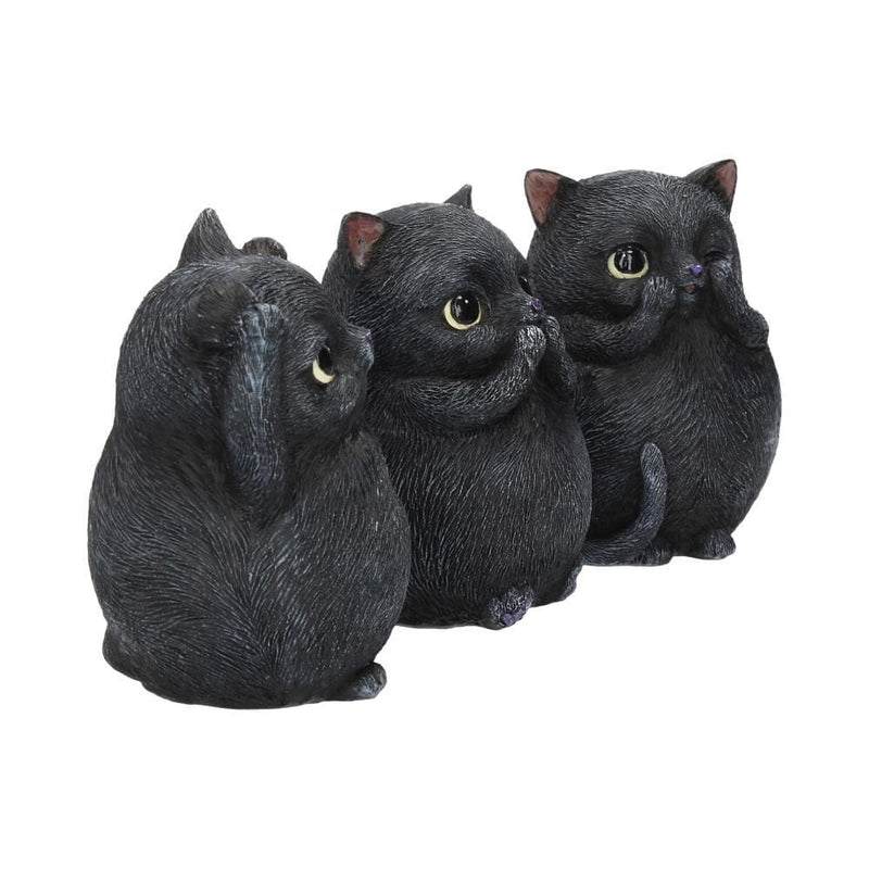 NEMESIS NOW THREE WISE FAT CATS 8.5CM FIGURICE 801269122867