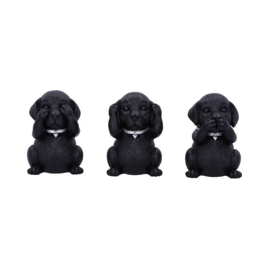 NEMESIS NOW THREE WISE LABRADORS 8.5CM KIPCI 801269146108