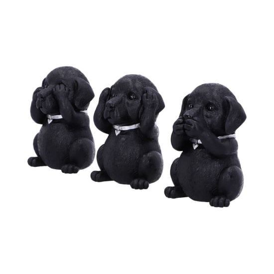 NEMESIS NOW THREE WISE LABRADORS 8.5CM KIPCI 801269146108