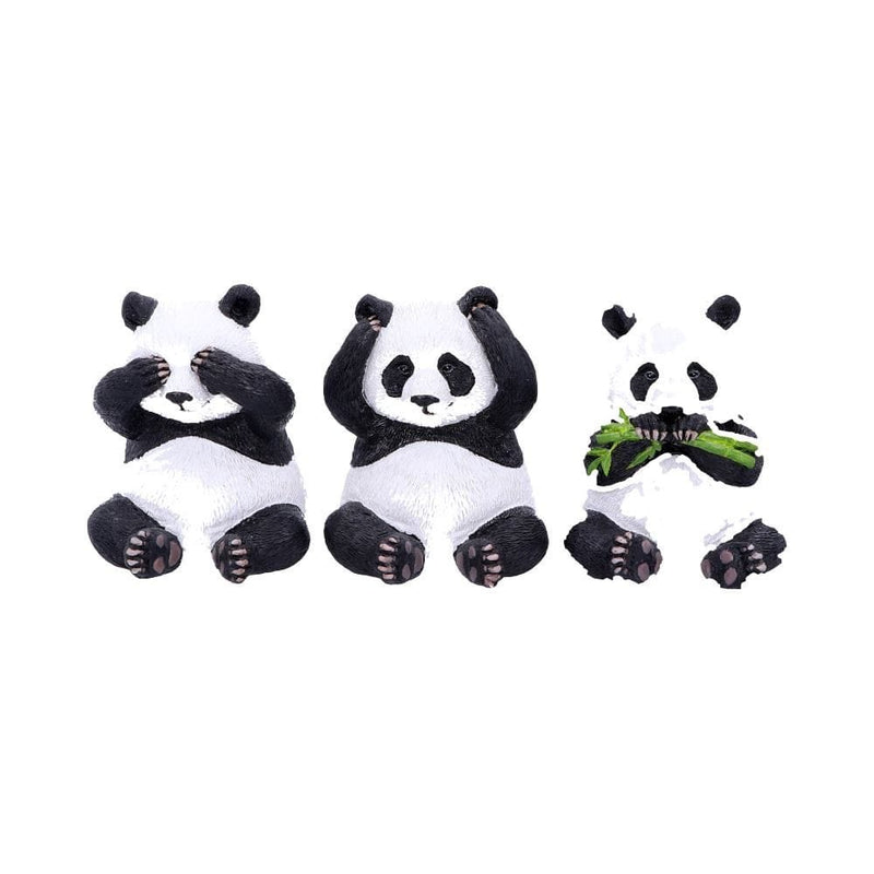 NEMESIS NOW THREE WISE PANDAS 8.5CM FIGURICE 801269135768