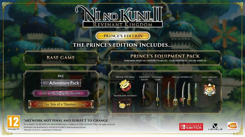 Ni No Kuni II: Revenant Kingdom - Princes Edition (Nintendo Switch) 3391892015393