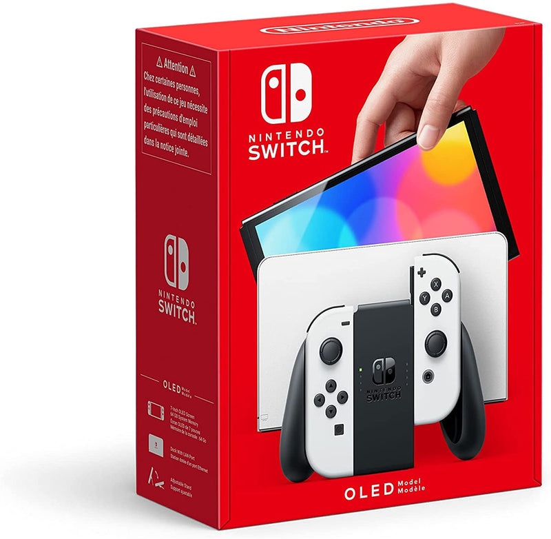 Nintendo Switch Console (OLED Model) - White 045496453435