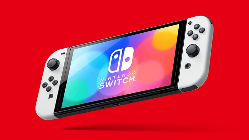 Nintendo Switch Console (OLED Model) - White 045496453435