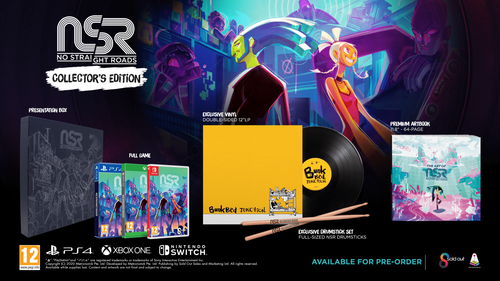 No Straight Roads - Collectors Edition (Nintendo Switch) 5056208807724
