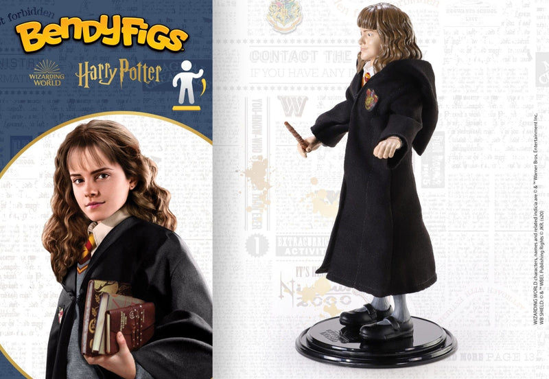 NOBLE COLLECTION - HARRY POTTER - BENDYFIGS - HERMIONE FIGURA 849421006815