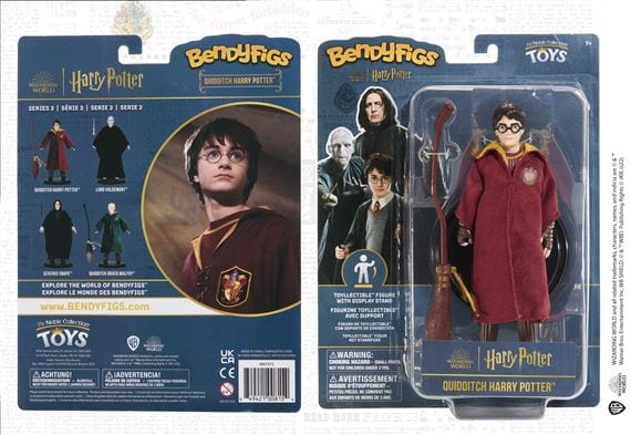 NOBLE COLLECTION - HARRY POTTER - BENDYFIGS - QUIDDITCH HARRY POTTER FIGURA 849421008154