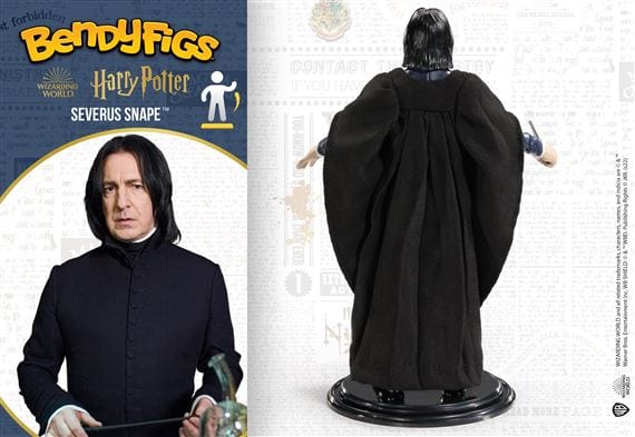 NOBLE COLLECTION - HARRY POTTER - BENDYFIGS - SEVERUS SNAPE FIGURA 849421008130