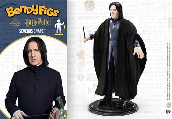 NOBLE COLLECTION - HARRY POTTER - BENDYFIGS - SEVERUS SNAPE FIGURA 849421008130