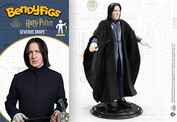 NOBLE COLLECTION - HARRY POTTER - BENDYFIGS - SEVERUS SNAPE FIGURA 849421008130
