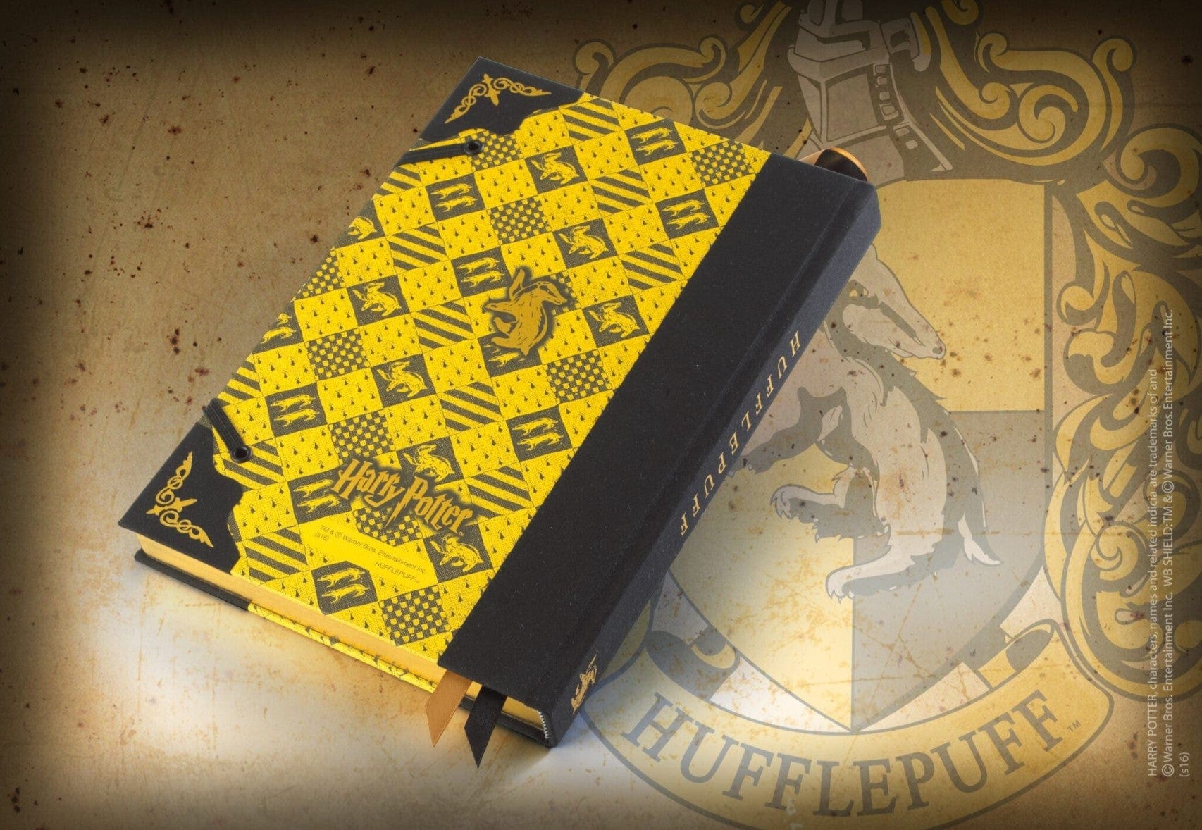 NOBLE COLLECTION - HARRY POTTER - JORNAL - HUFFELPUFF BELEŽKA 849421003340