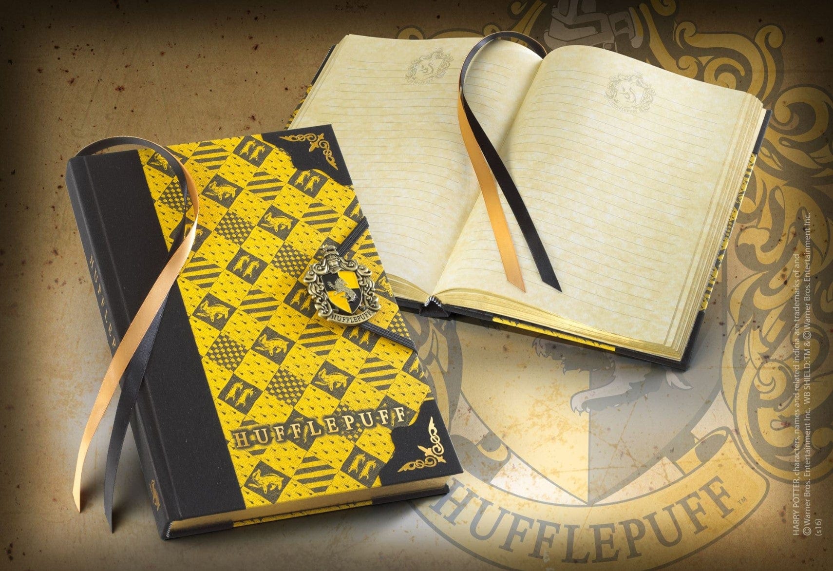 NOBLE COLLECTION - HARRY POTTER - JORNAL - HUFFELPUFF BELEŽKA 849421003340
