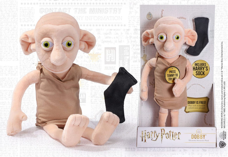 NOBLE COLLECTION - HARRY POTTER - PLUSHES - DOBBY PLIŠ 849421004323