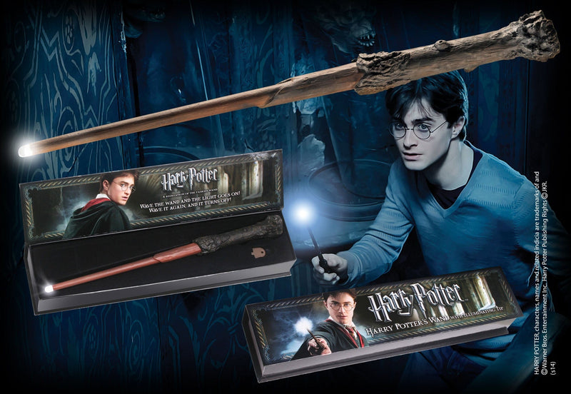 NOBLE COLLECTION - HARRY POTTER - WANDS - HARRY POTTER SVETLEČA ČAROBNA PALICA 812370010516