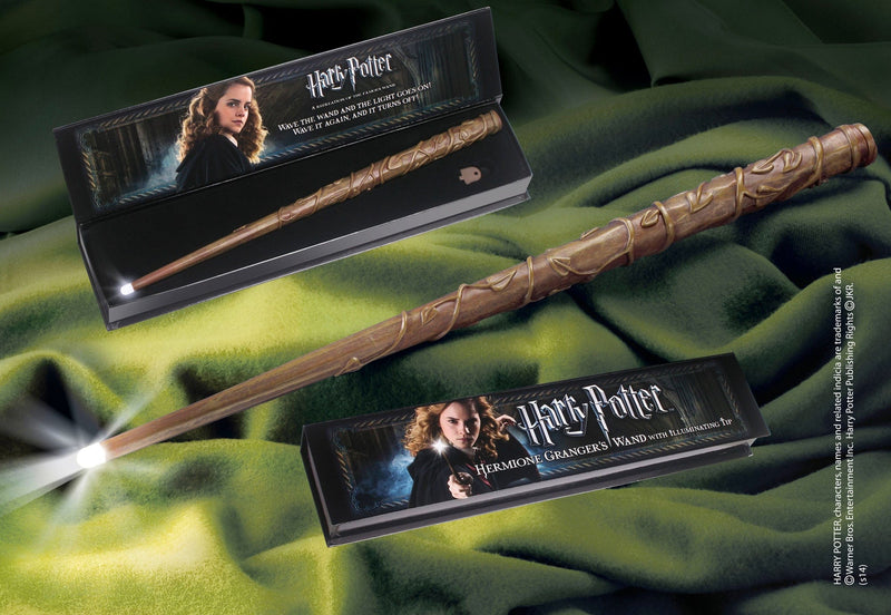 NOBLE COLLECTION - HARRY POTTER - WANDS - HERMIONE ILLUMINATING PALICA 812370010523