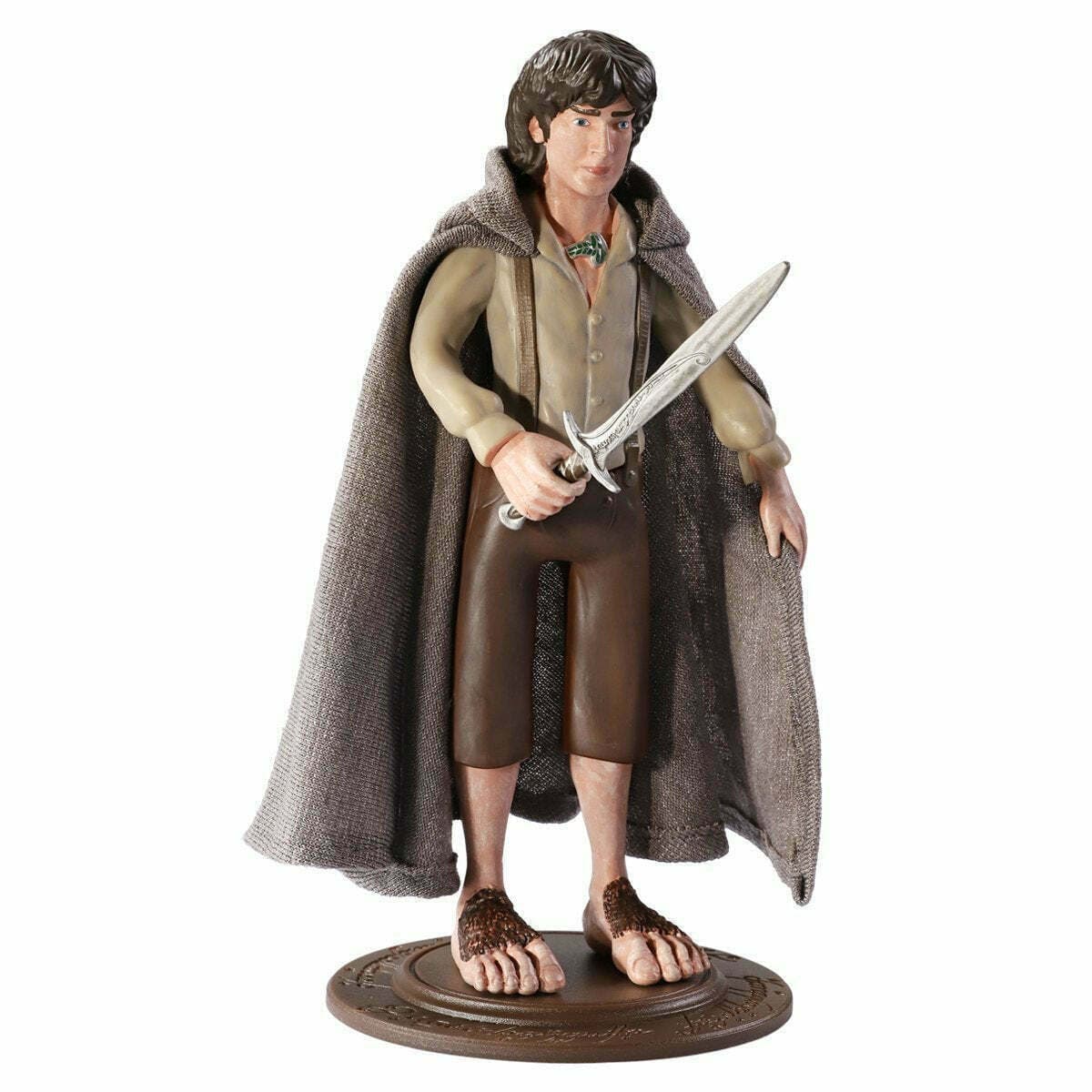 NOBLE COLLECTION - LORD OF THE RINGS - BENDYFIGS - FRODO BAGGINS FIGURA 849421006846