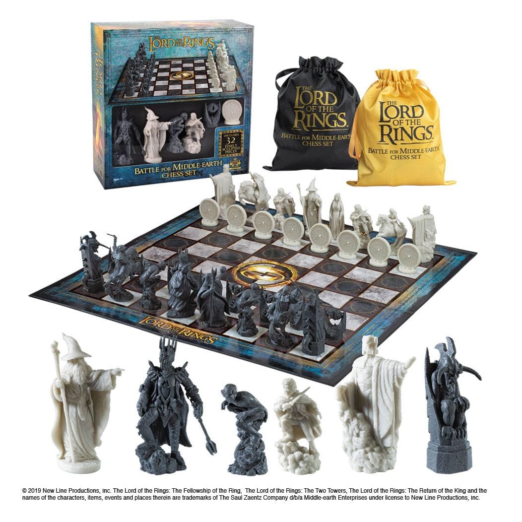 NOBLE COLLECTION - THE LORD OF THE RINGS - GIFTS - BATTLE FOR MIDDLE-EARTH NAMIZNA IGRA ŠAH 849421005788