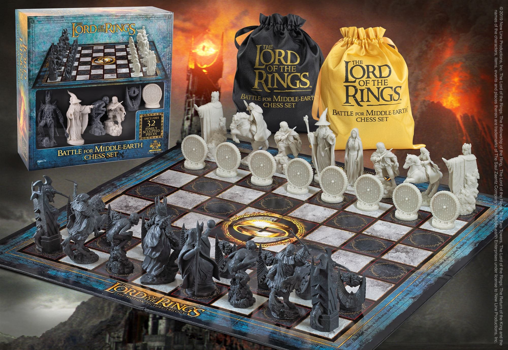 NOBLE COLLECTION - THE LORD OF THE RINGS - GIFTS - BATTLE FOR MIDDLE-EARTH NAMIZNA IGRA ŠAH 849421005788