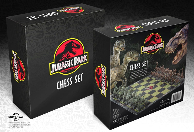 NOBLE COLLECTION - UNIVERSAL - JURASSIC PARK NAMIZNA IGRA ŠAH 849421007133