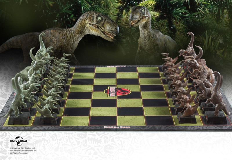 NOBLE COLLECTION - UNIVERSAL - JURASSIC PARK NAMIZNA IGRA ŠAH 849421007133