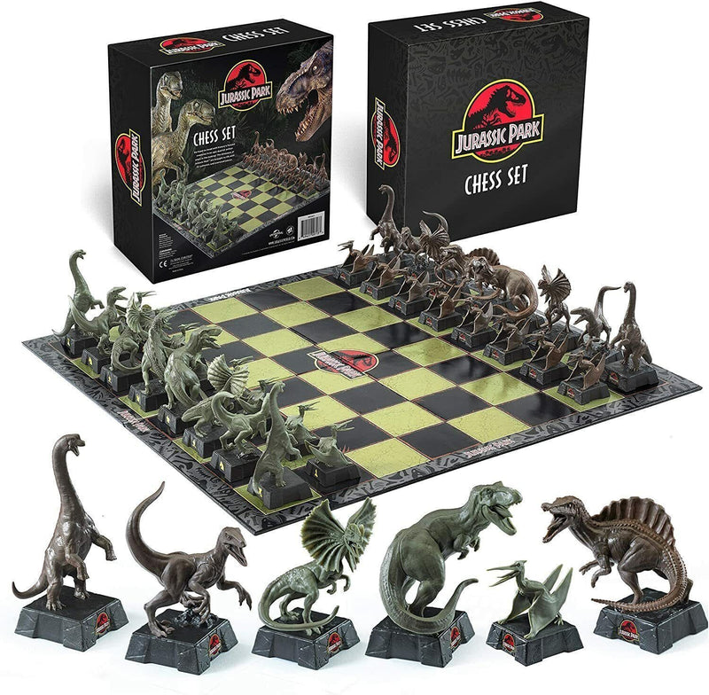 NOBLE COLLECTION - UNIVERSAL - JURASSIC PARK NAMIZNA IGRA ŠAH 849421007133