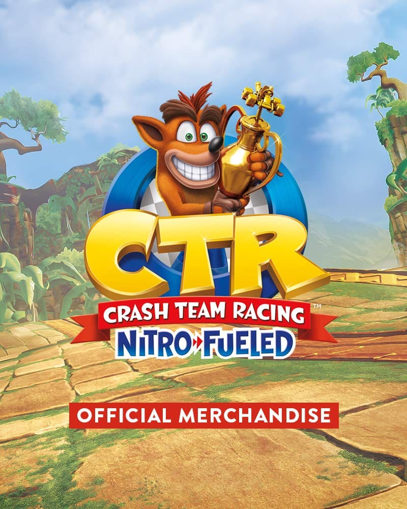 Official Crash Team Racing Nitro-Fueled Metal Badge Mug 5056280406792