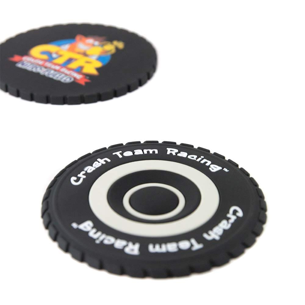 Official Crash Team Racing Nitro-Fueled Tyre Coasters 5056280406822