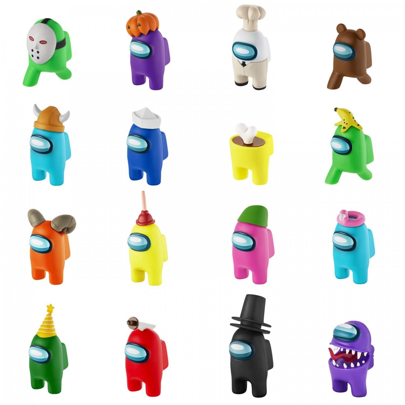 P.M.I. AMONG US CREWMATE FIGURES 1 PACK 4CM S2 FIGURA V ŠKATLI 7290112478795