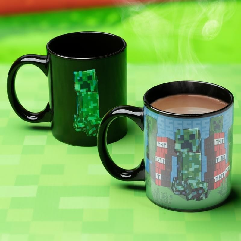 PALADONE MINECRAFT CREEPER HEAT CHANGE MUG skodelica 5055964767105